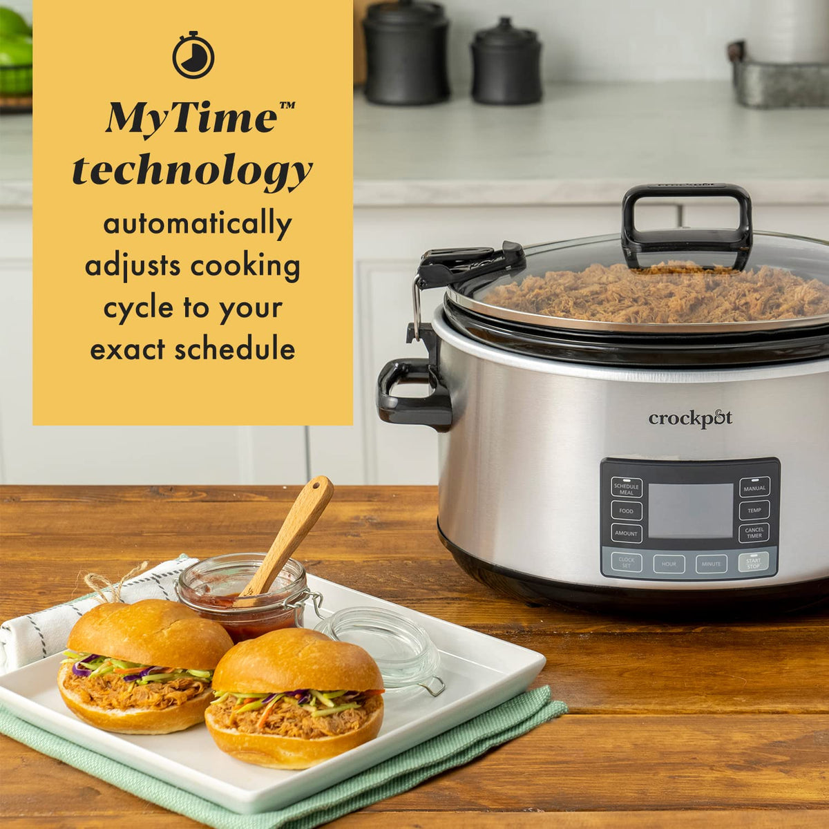 7-Quart Programmable Slow Cooker with Locking Lid W273433