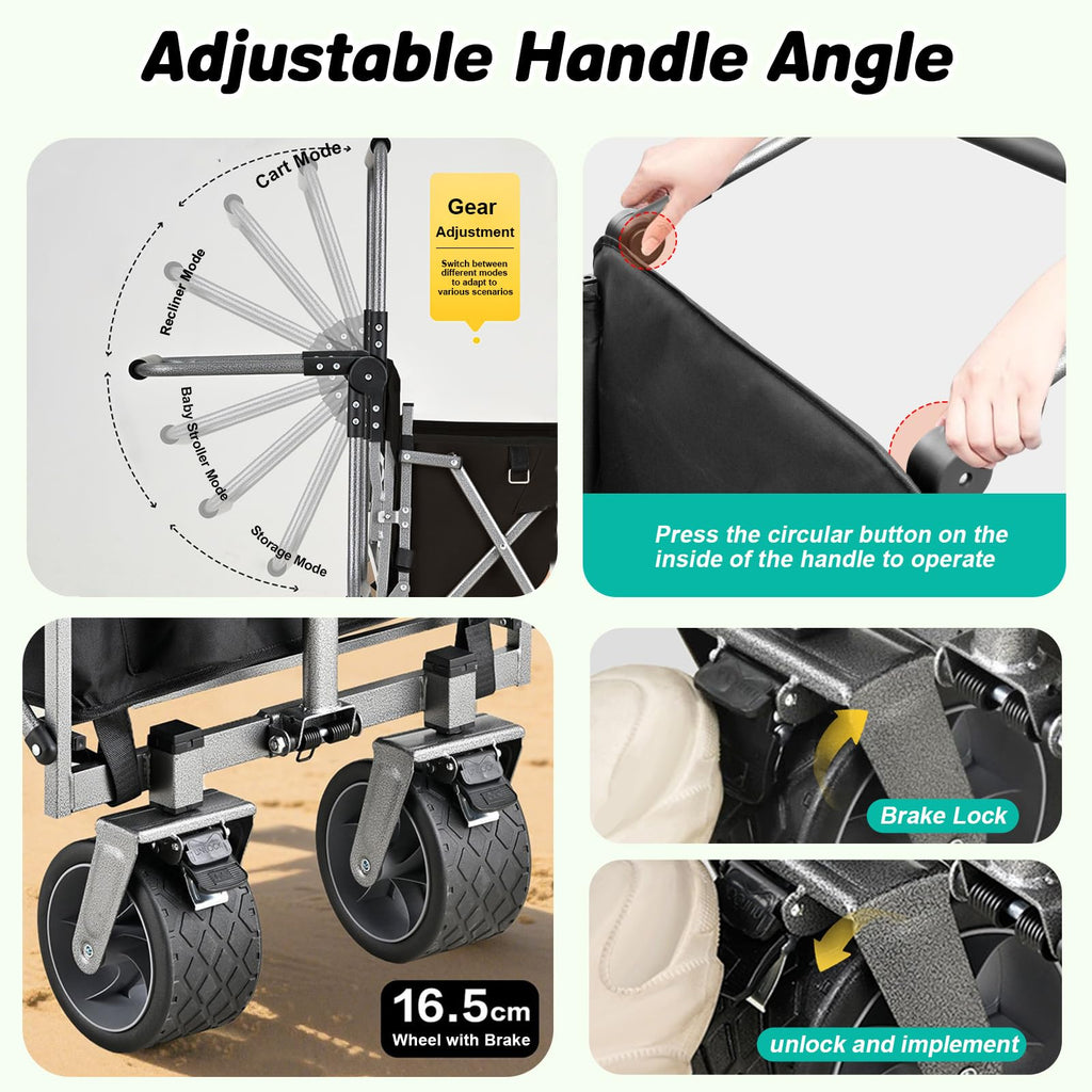 Large Dog Wagon Cart W343569
