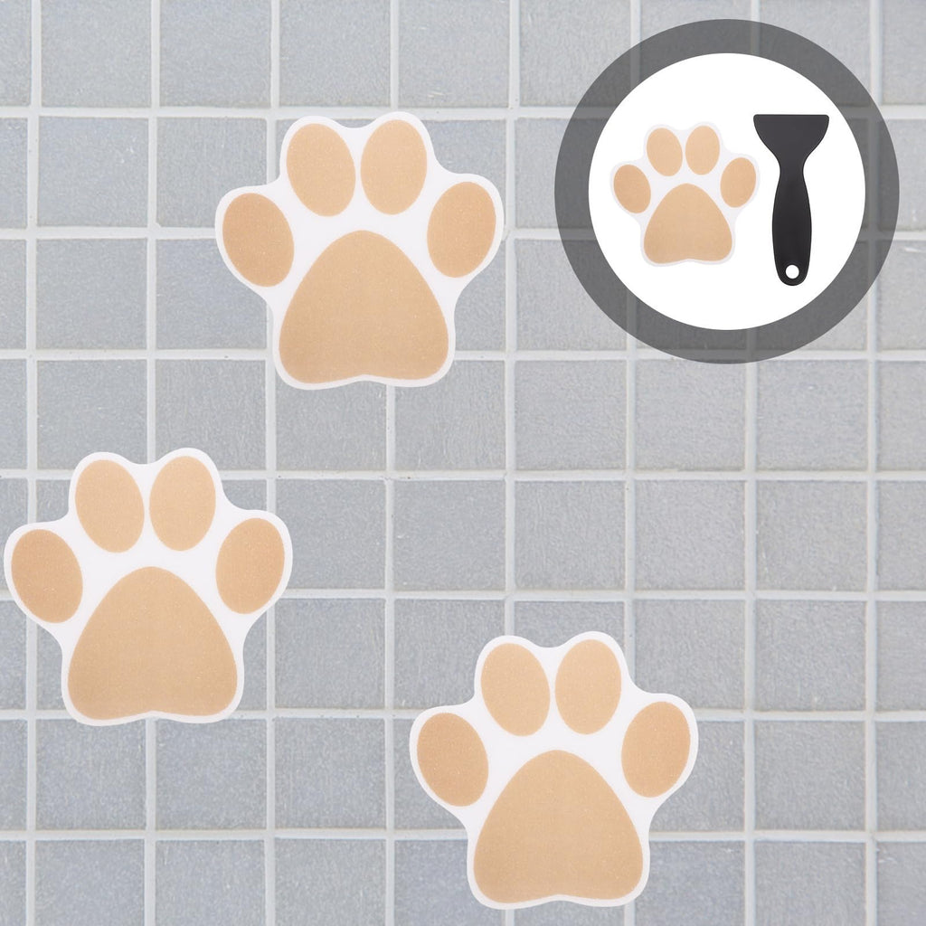 Gold Dog Paw Bathtub Sticker 20 Pack G2976