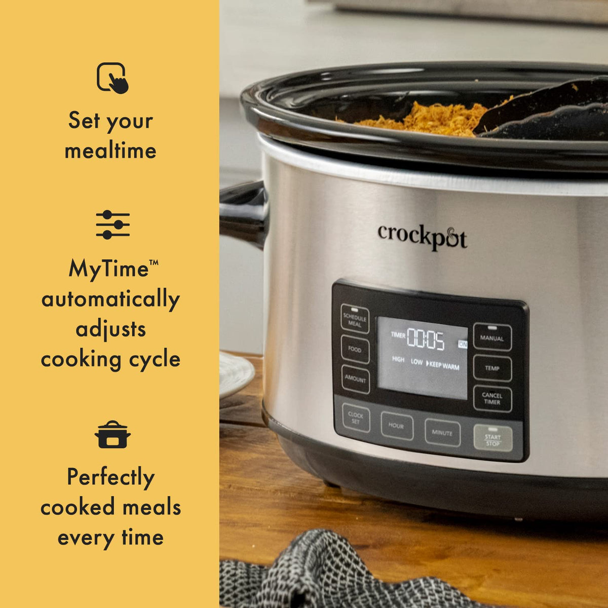 7-Quart Programmable Slow Cooker with Locking Lid W273433