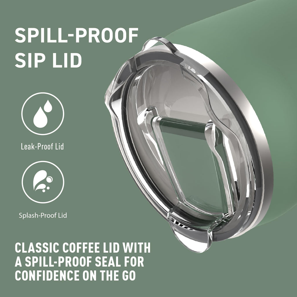 20 oz Stainless Steel Double-wall Vacuum-insulated Coffee Mug X65819