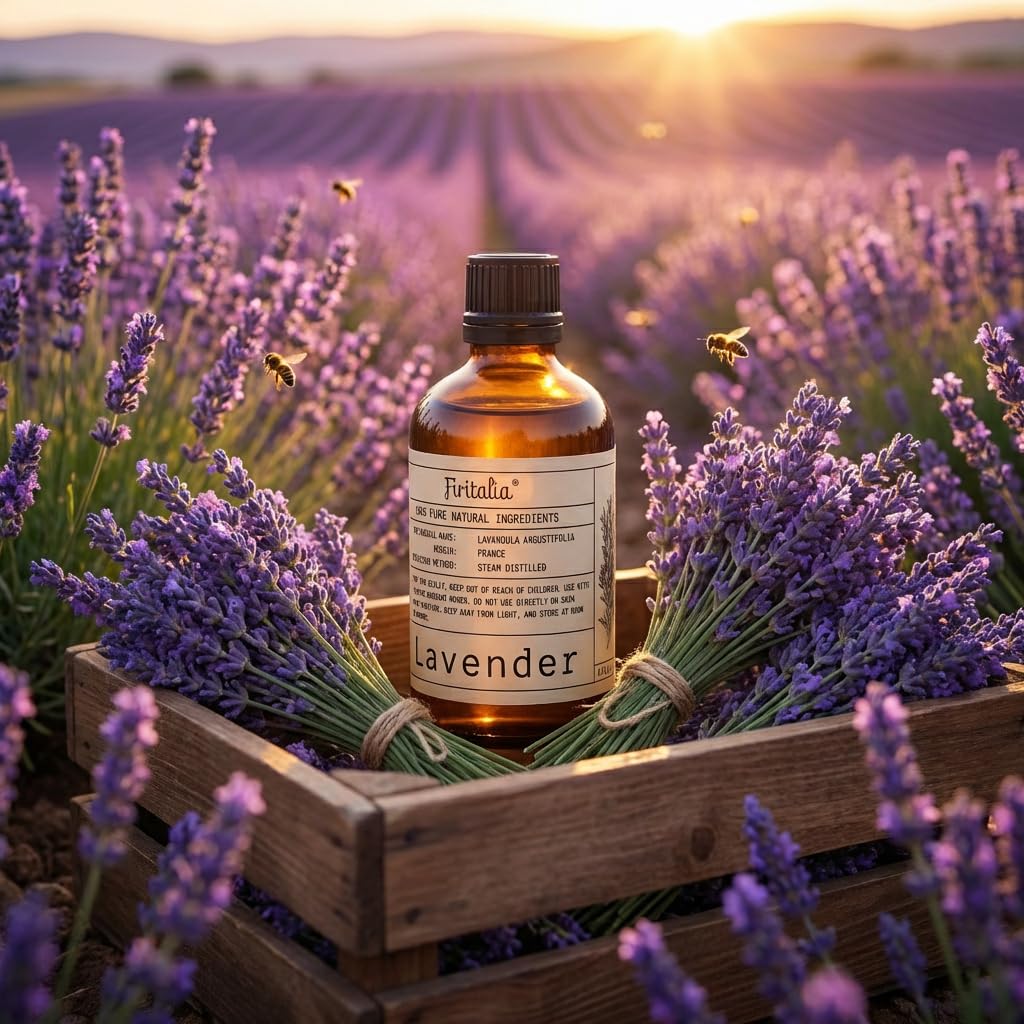 Lavender Essential Oil 4 Fl Oz with Glass Dropper H412826
