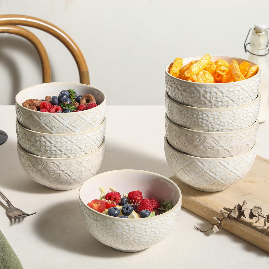 26 Oz Ceramic Soup Bowls Set of 4, 6 inch Y432