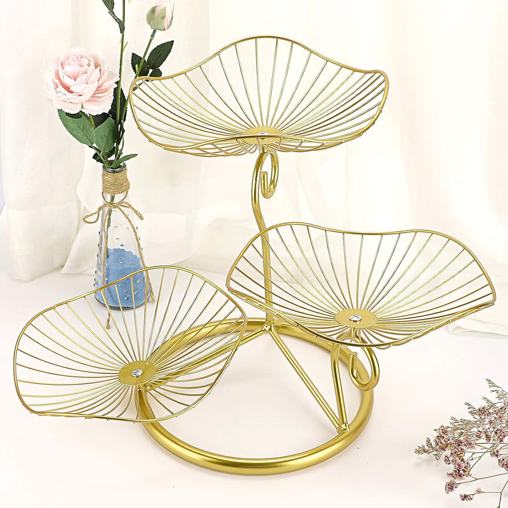 3-Tier Iron Fruit Basket Y77421