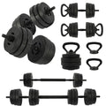 Adjustable Dumbbell Set 60 Lbs Black A1651