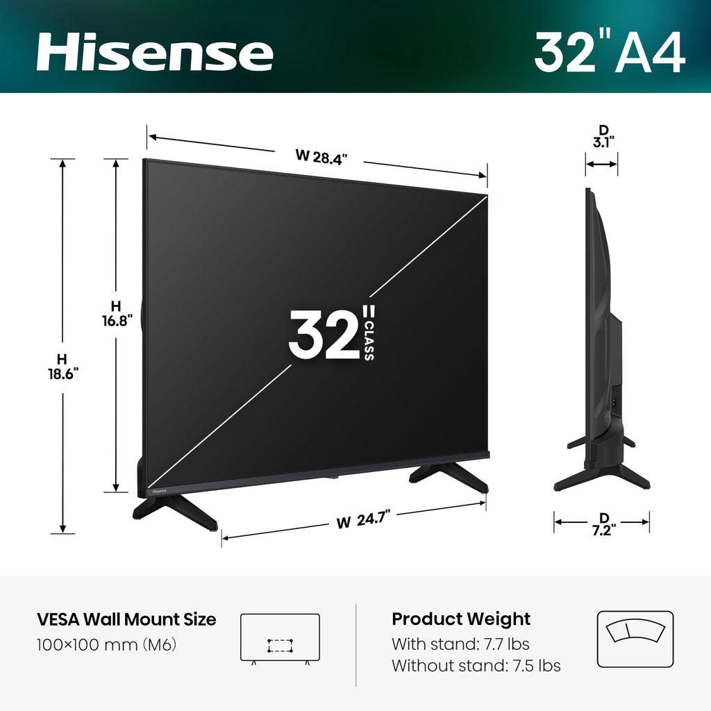 32-Inch HD 1080p Smart TV U54458