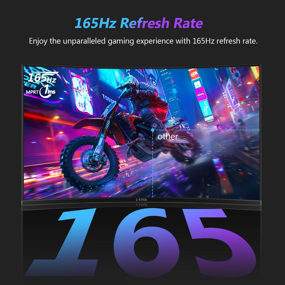 27 inch Curved QHD 165Hz Gaming Monitor V3233