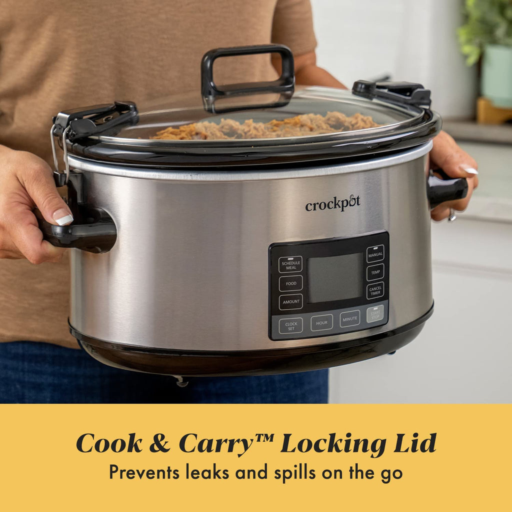 7-Quart Programmable Slow Cooker with Locking Lid W273433