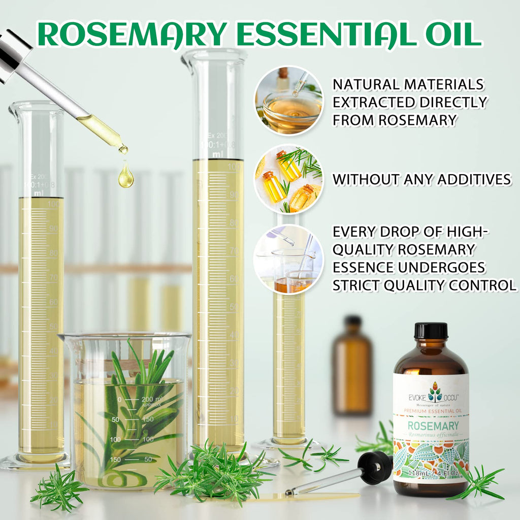 Rosemary Clary Sage Ylang Ylang Geranium Lavender Essential Oil 4 Oz Q905272