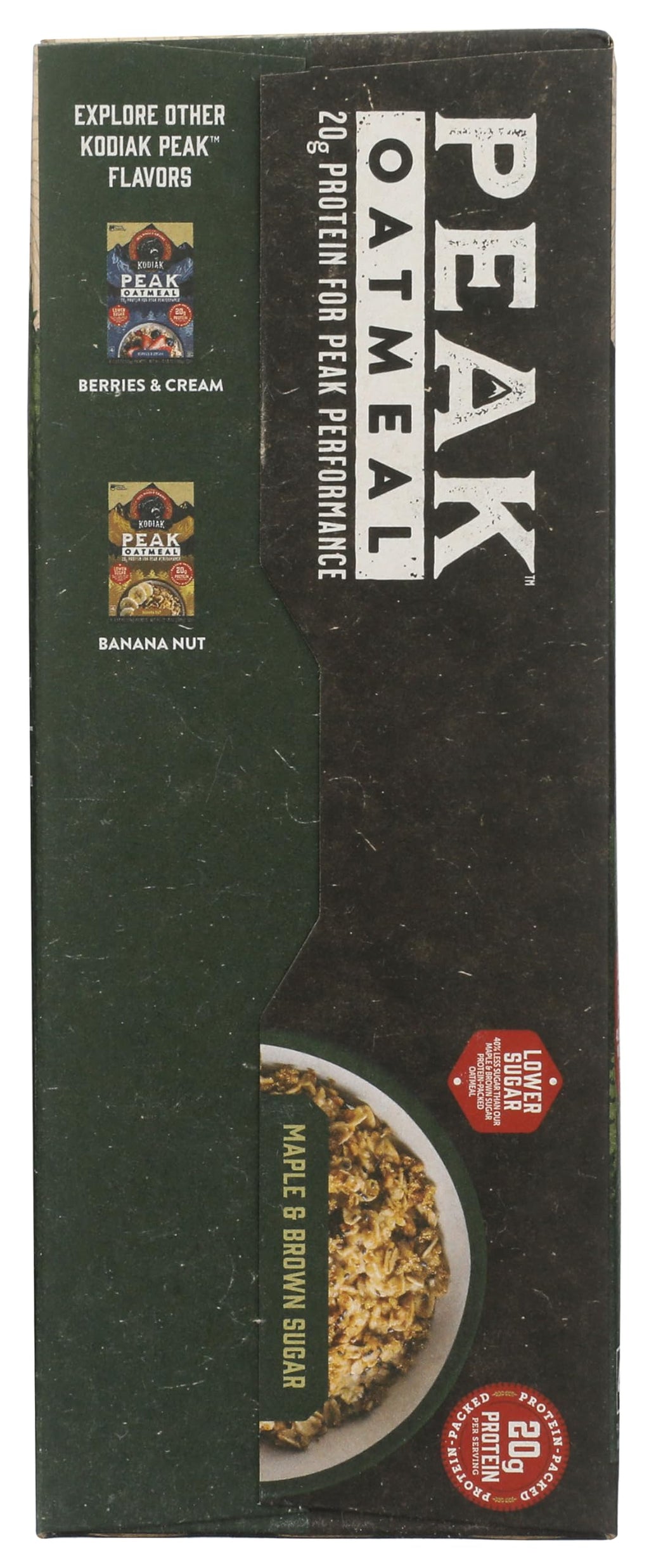 Instant Oatmeal Packets Maple Brown Sugar High Protein 4 Packets M3261
