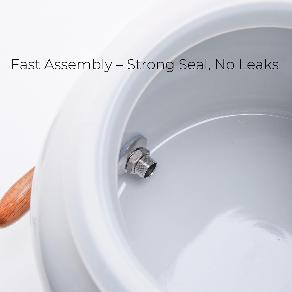 Ceramic Water Dispenser with Stainless Steel Faucet J85825