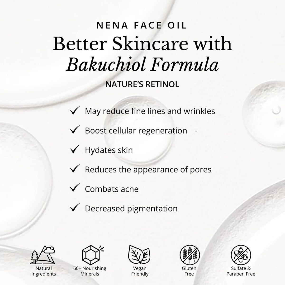 Bakuchiol and Vitamin E Face Oil 1 oz Y305382