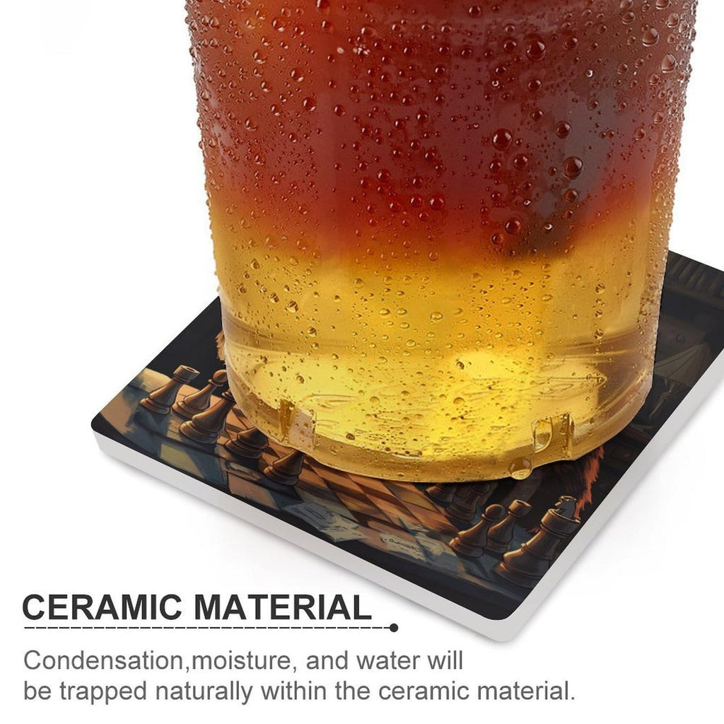 Ceramic Coasters Set O71584