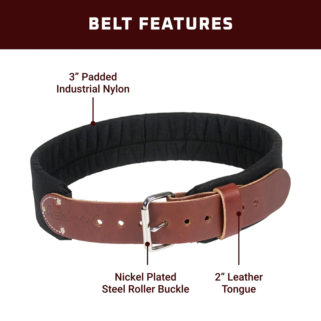 3" Leather & Nylon Tool Belt G9991