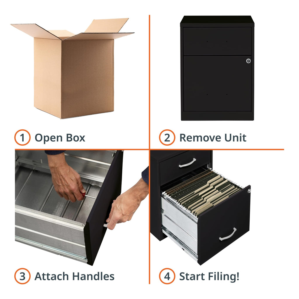 2 Drawer Locking Steel Filing Cabinet Z75489