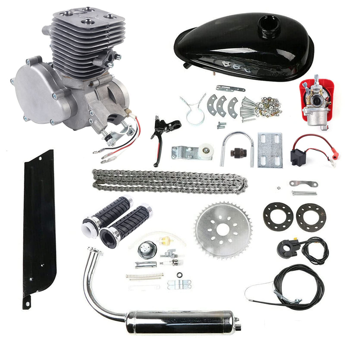 2-Stroke 100cc Air-Cooling Bicycle Engine Kit S137105