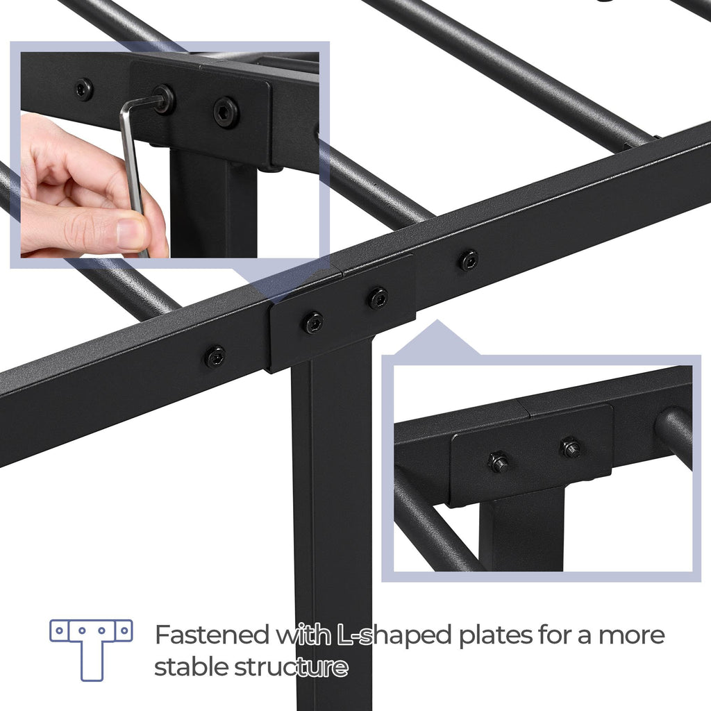 Queen Metal Platform Bed Frame E286