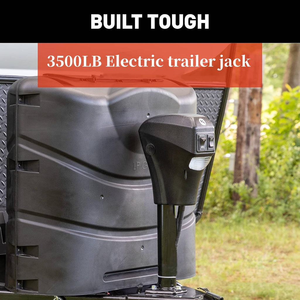 Electric Trailer Jack 3500 Lbs 18" Lift J631315