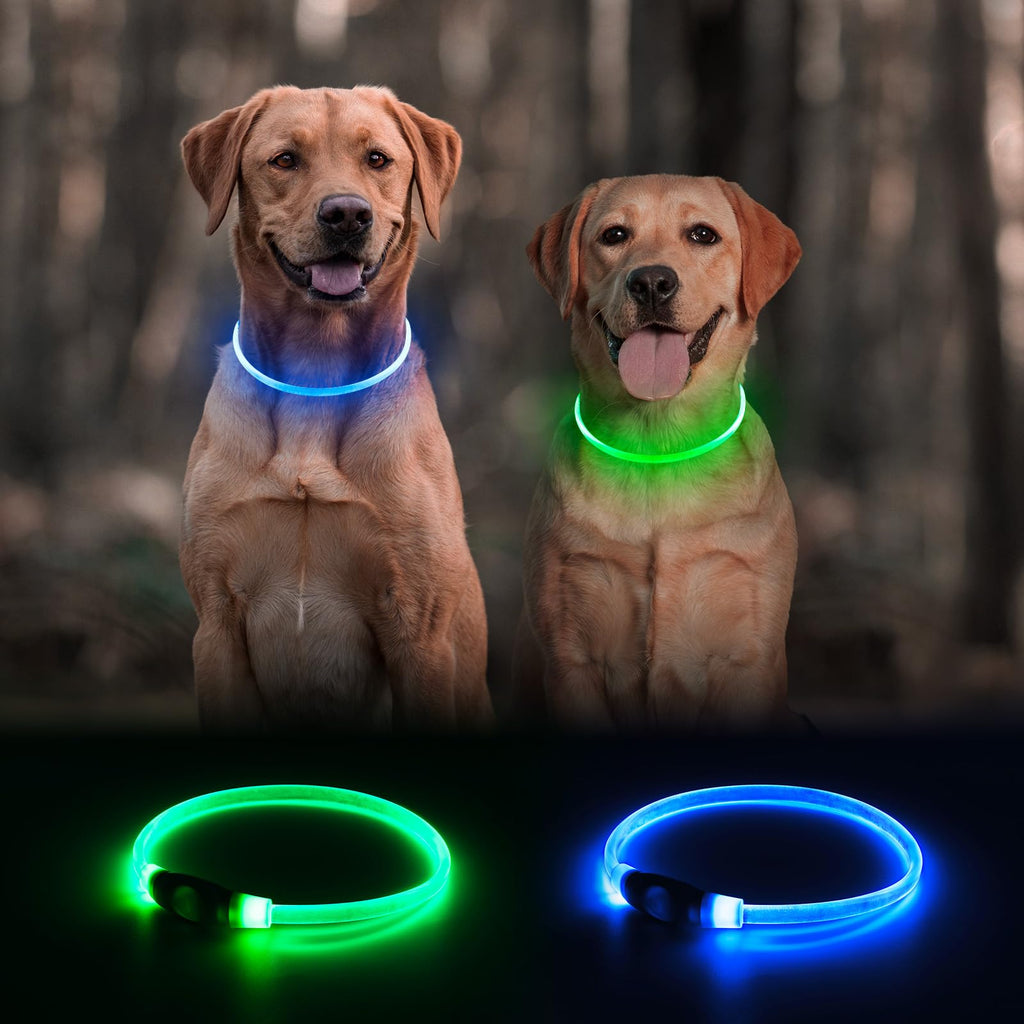 2 Packs Light Up Dog Collar V12626