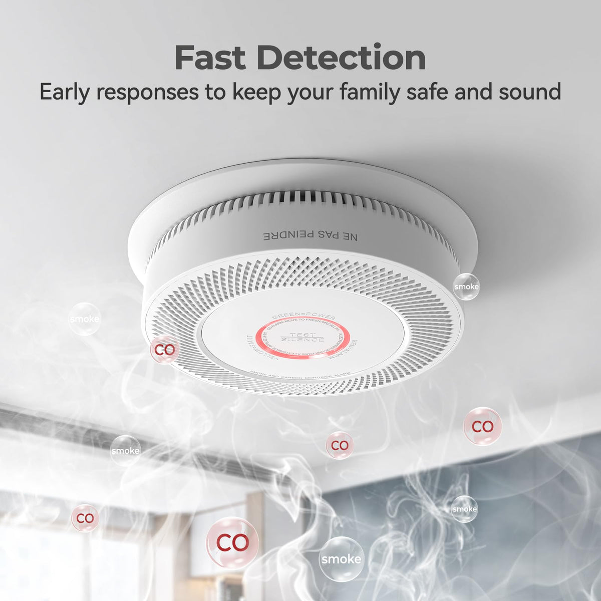 Hardwired Smoke and Carbon Monoxide Detector L9072