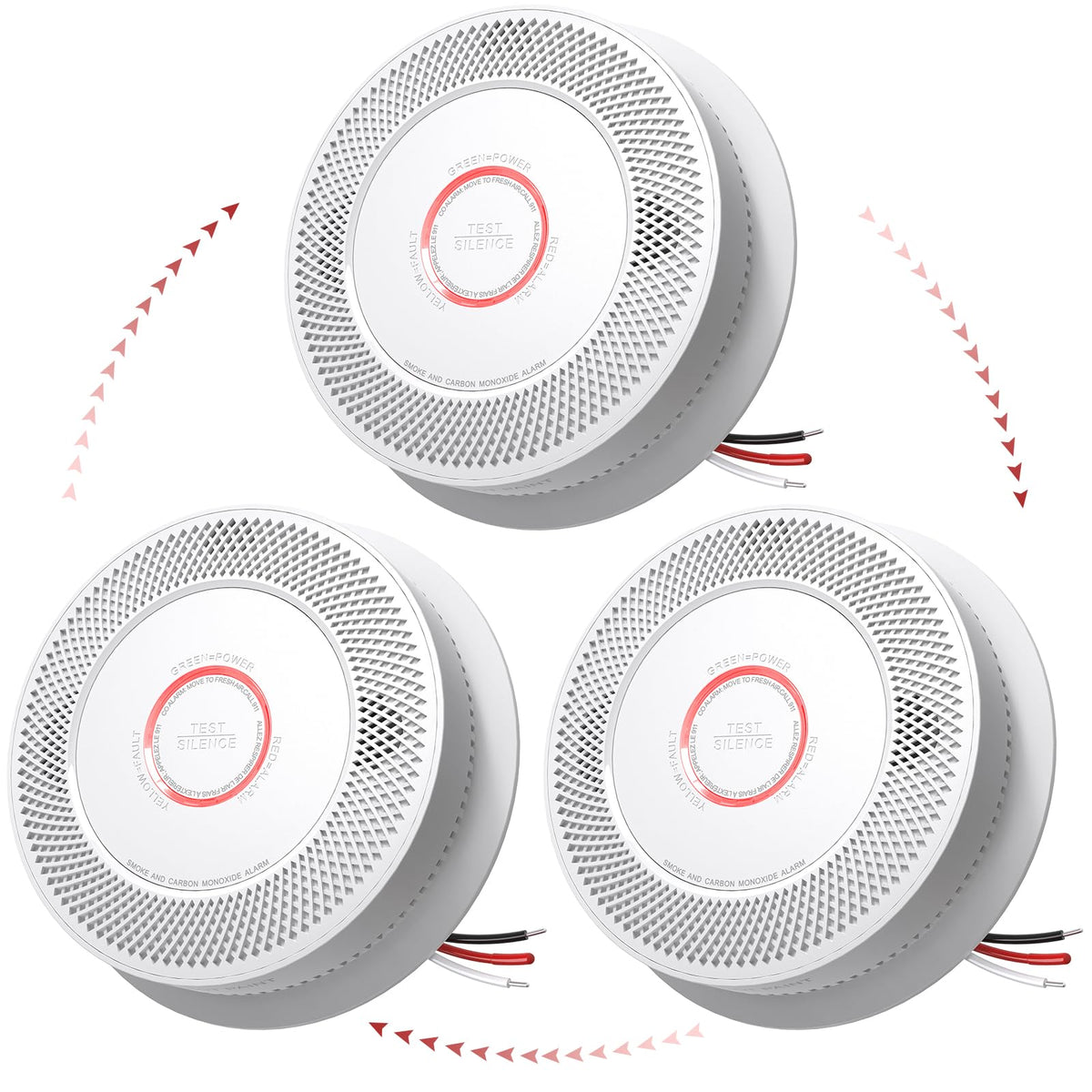 Hardwired Smoke and Carbon Monoxide Detector L9072