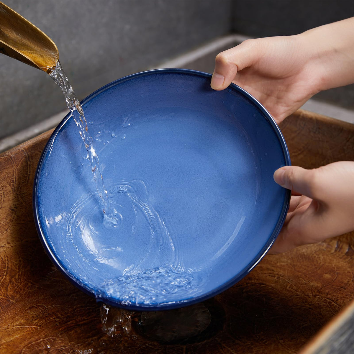 8.75'' Ceramic Pasta Bowls Set of 4 Q546