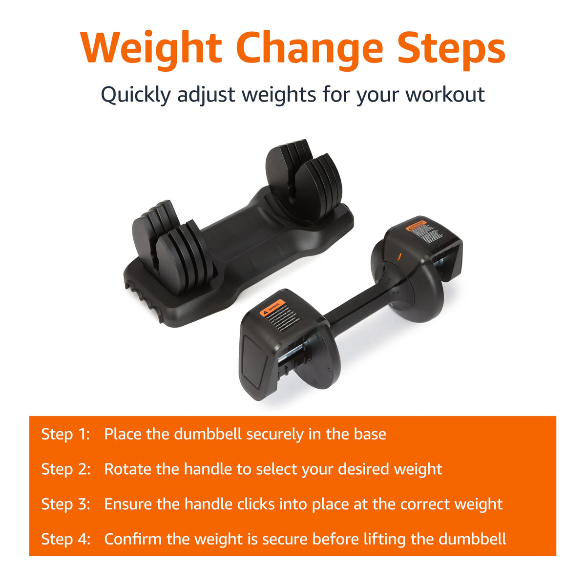 Adjustable Dumbbell, 25 lb R301