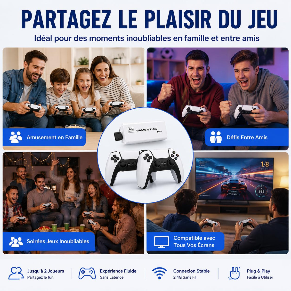 Retro Gaming Console 4K HDMI with 20,000+ Built-in Classic Video Games L356424
