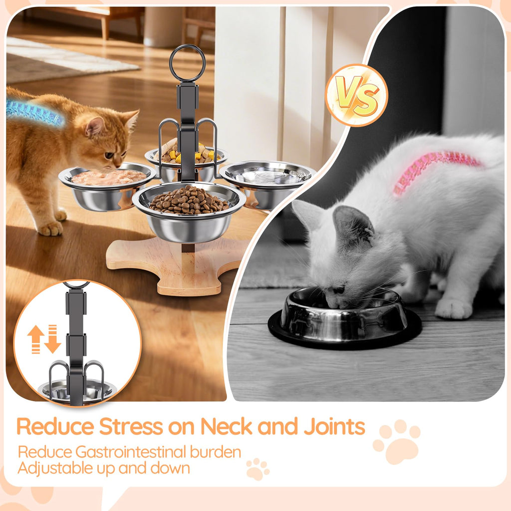 Elevated Cat Bowls with Stand F65681