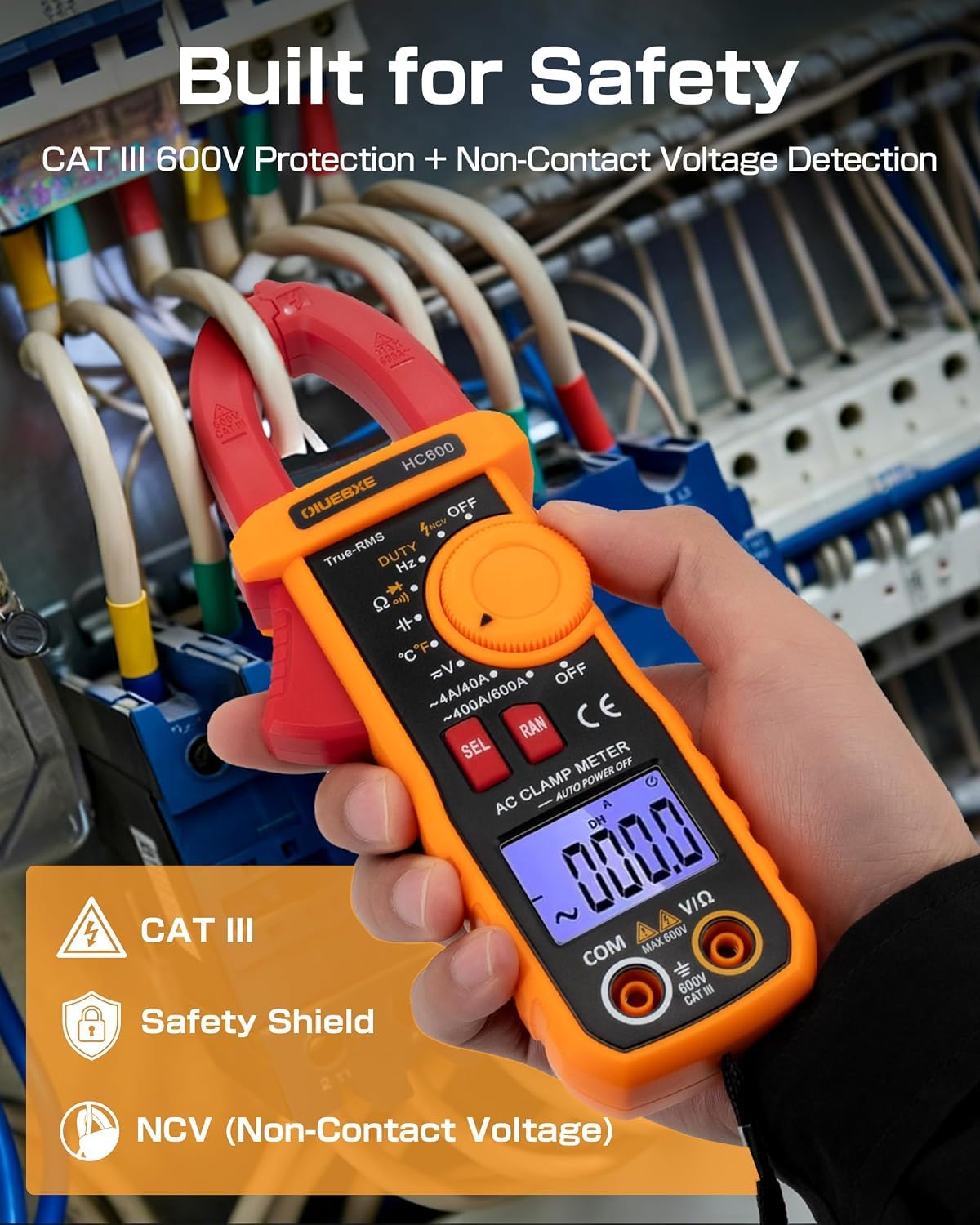 600A True RMS Clamp Meter M268642