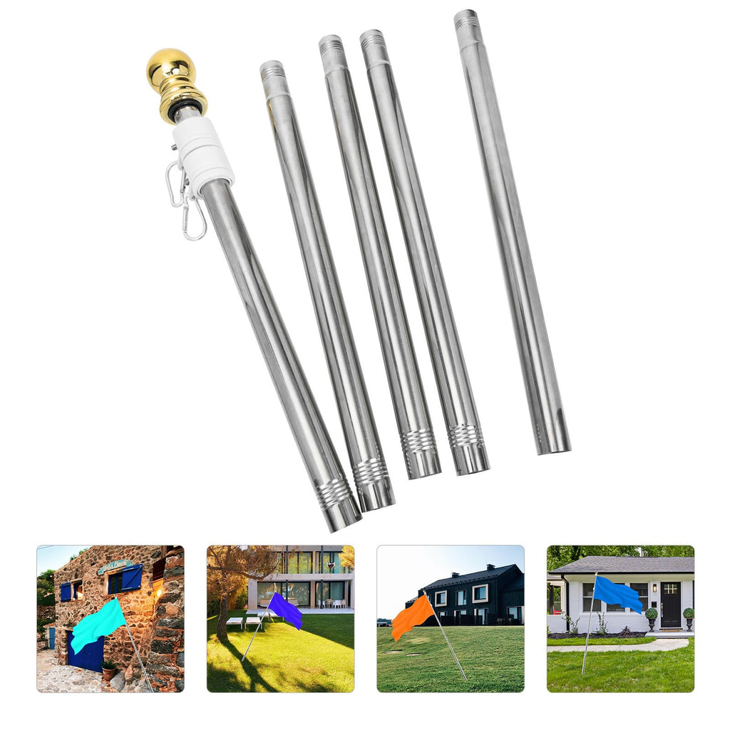 Detachable Flag Pole Kit Stainless Steel Q520804