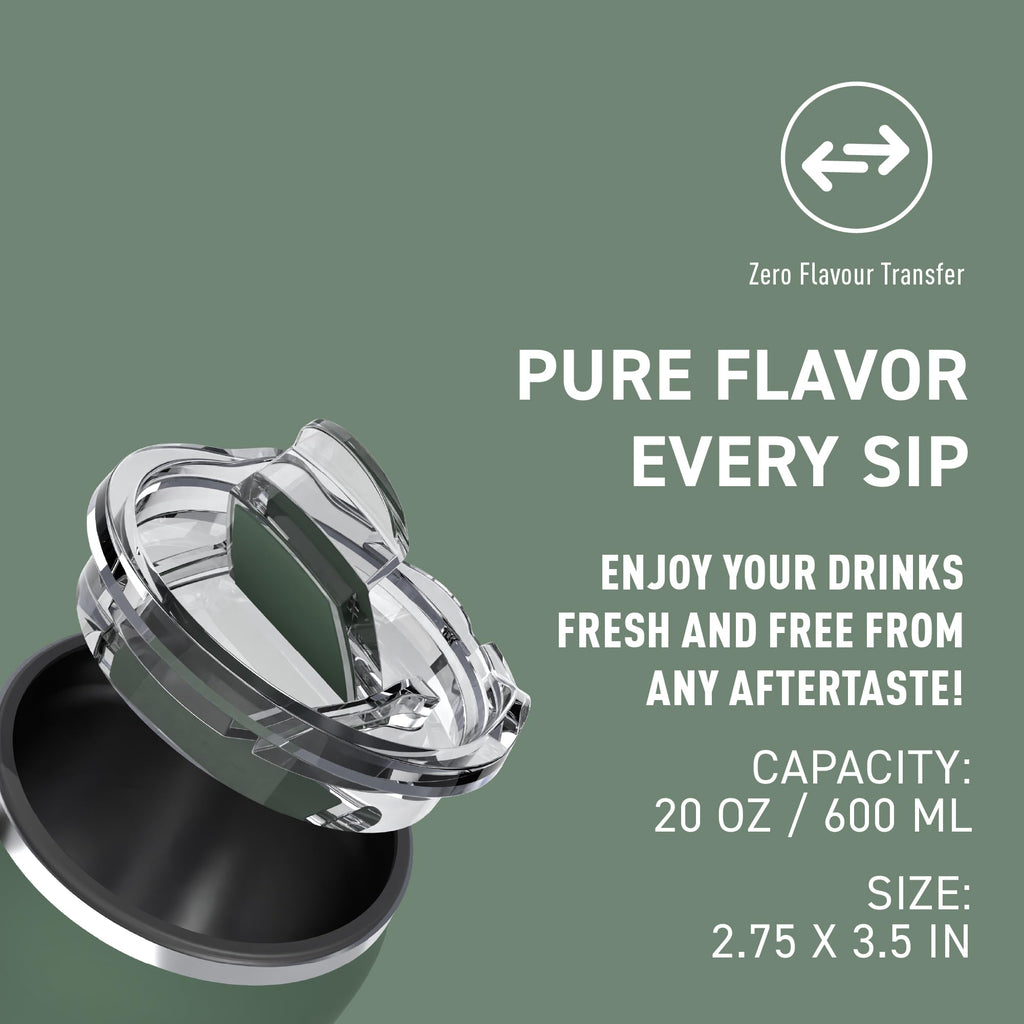 20 oz Stainless Steel Double-wall Vacuum-insulated Coffee Mug X65819
