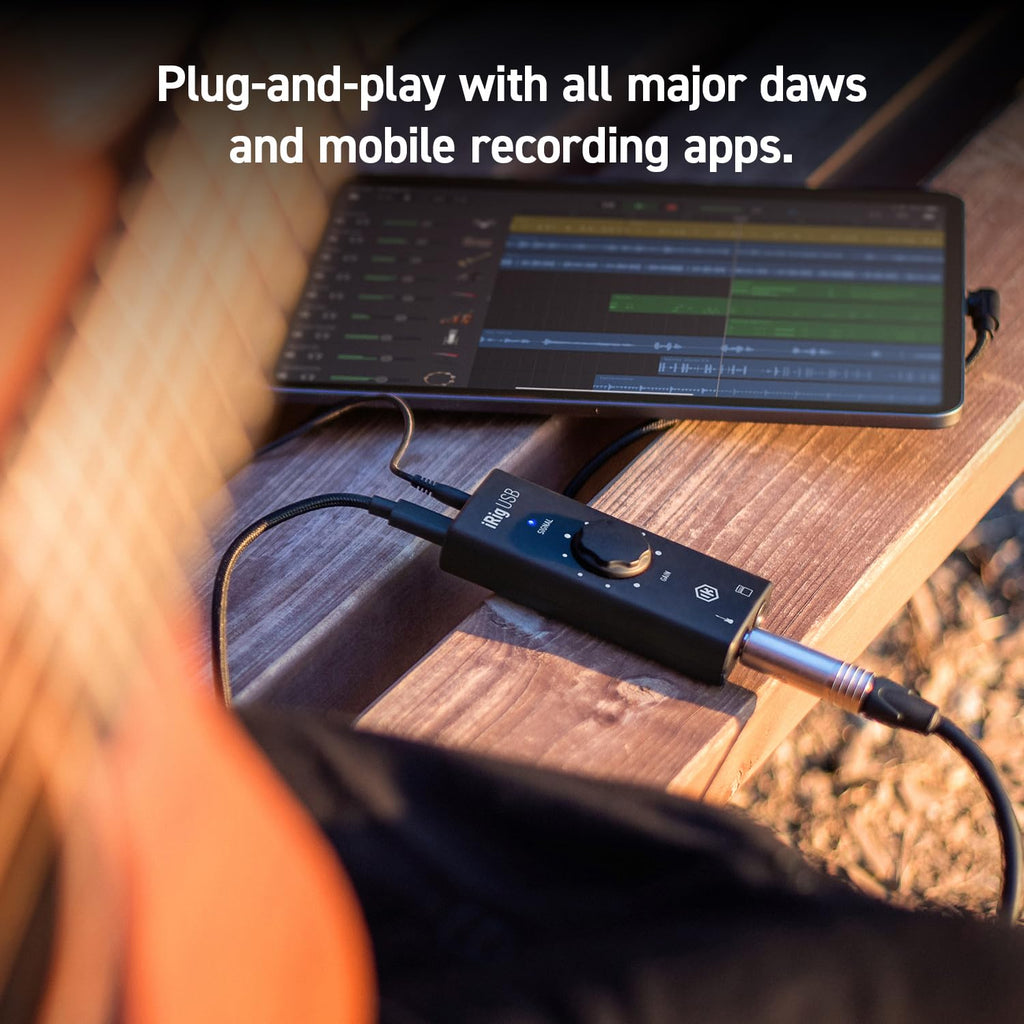 USB Guitar Audio Interface 24-bit 48 kHz K627