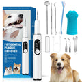 Dog Teeth Cleaning Kit with LED Light 5 Adjustable Modes Electric Toothbrush I564