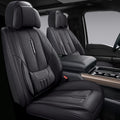 Black Leather 5-Seats Car Seat Covers O7734