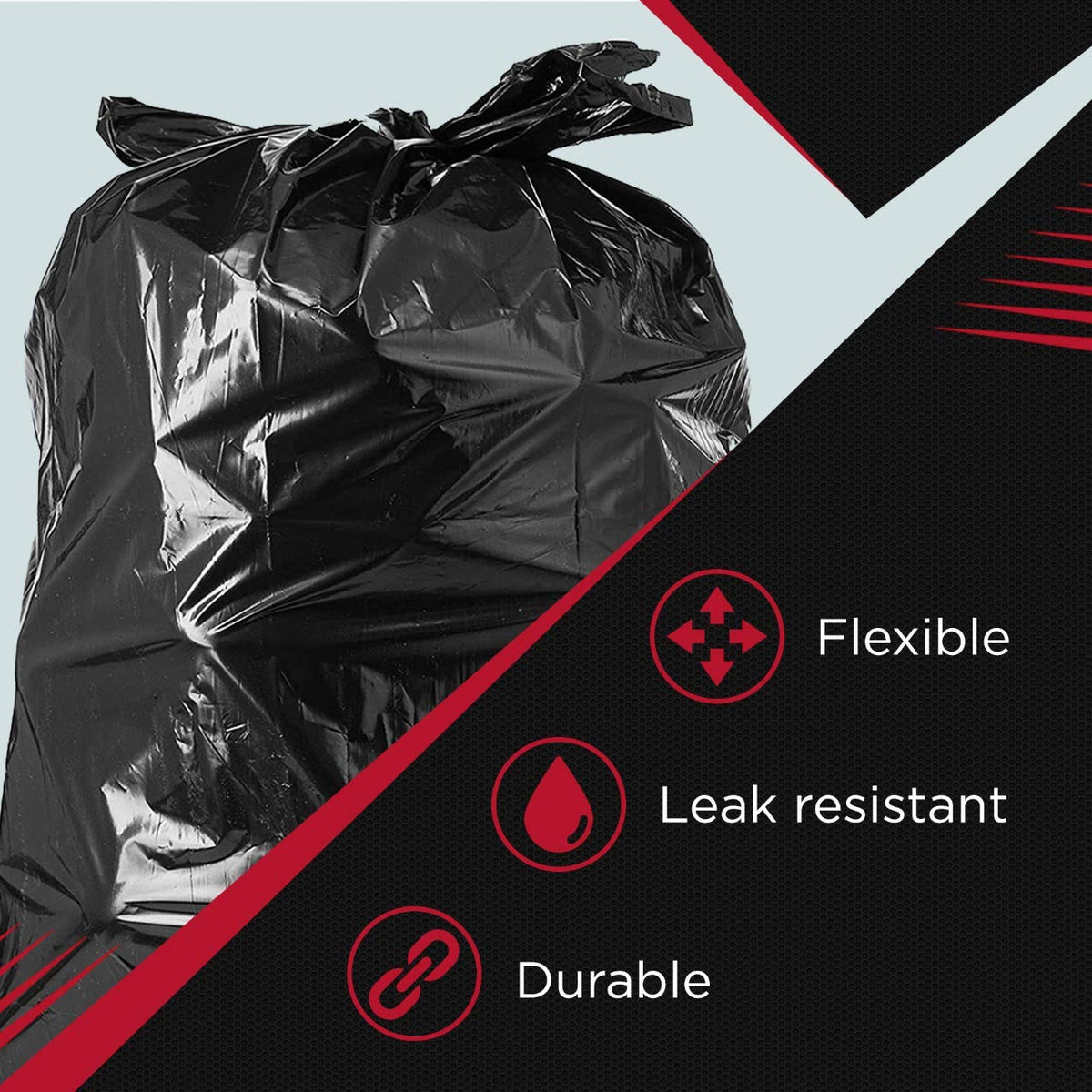 40-45 Gallon Heavy Duty Trash Bags O2441