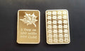 1 Oz Gold Layered Steel Bar U49711
