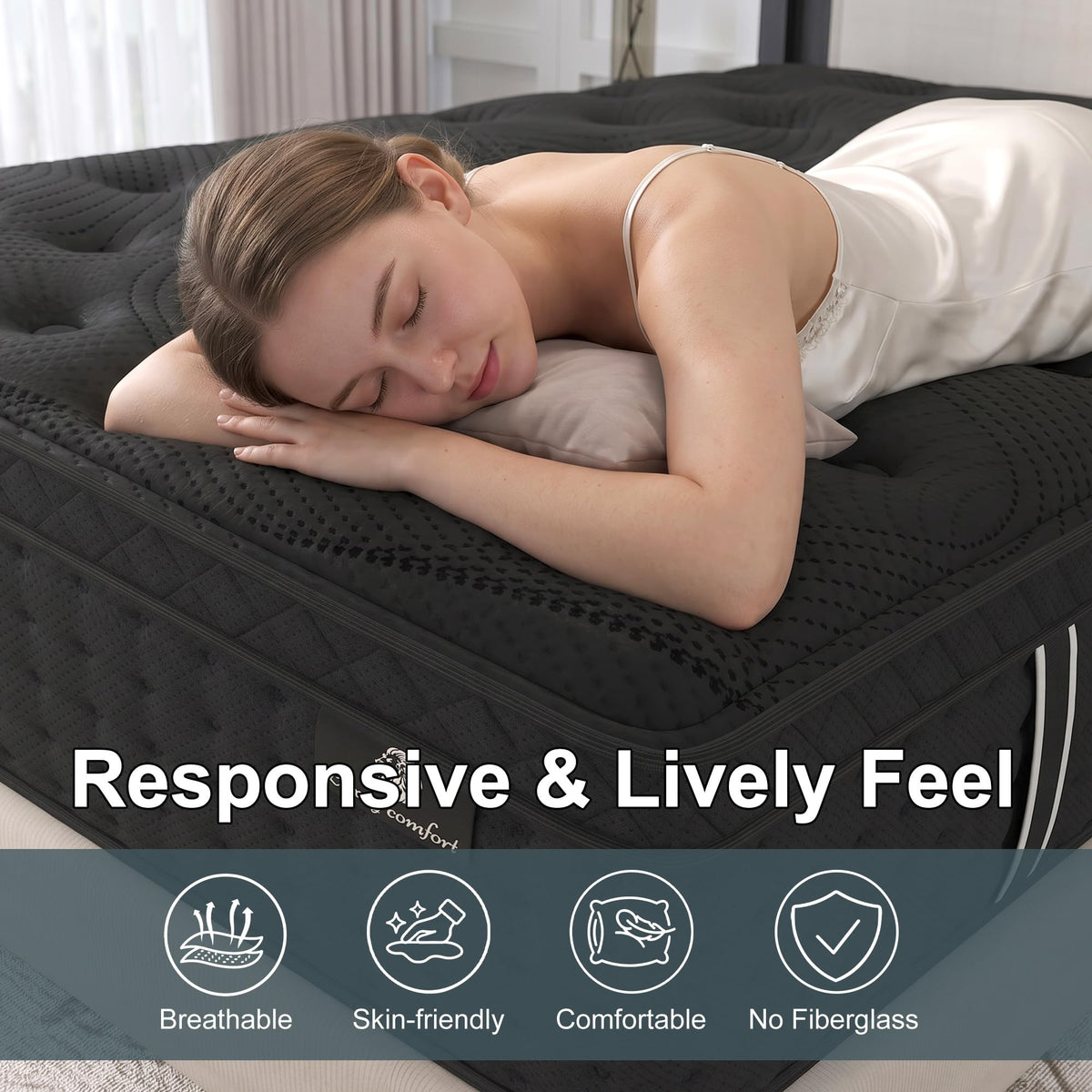 Full Size 14 Inch Hybrid Mattress Z228