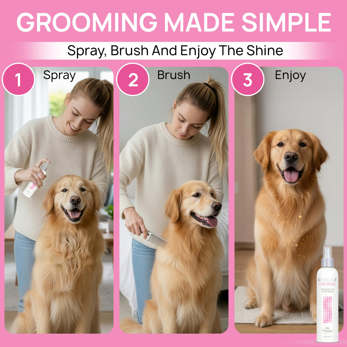 Detangling and Shine Spray 8 Fl Oz V275333