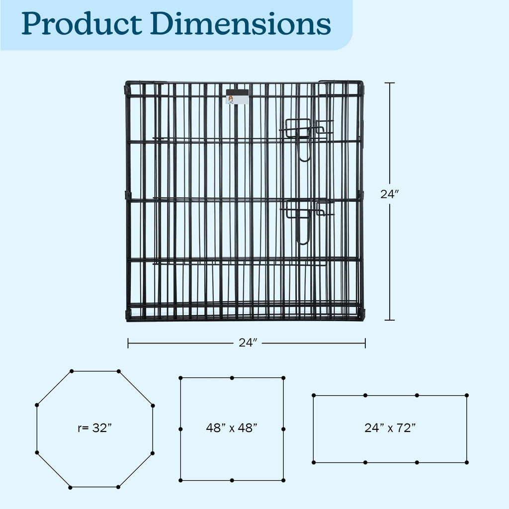 24" Exercise Playpen with Gate C453