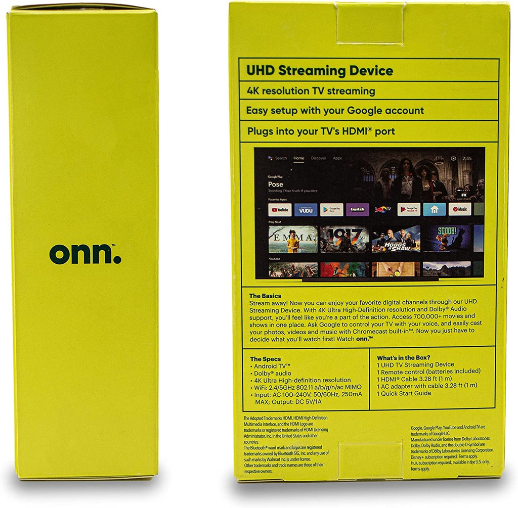 4K UHD Streaming Device with Voice Remote Control Y909