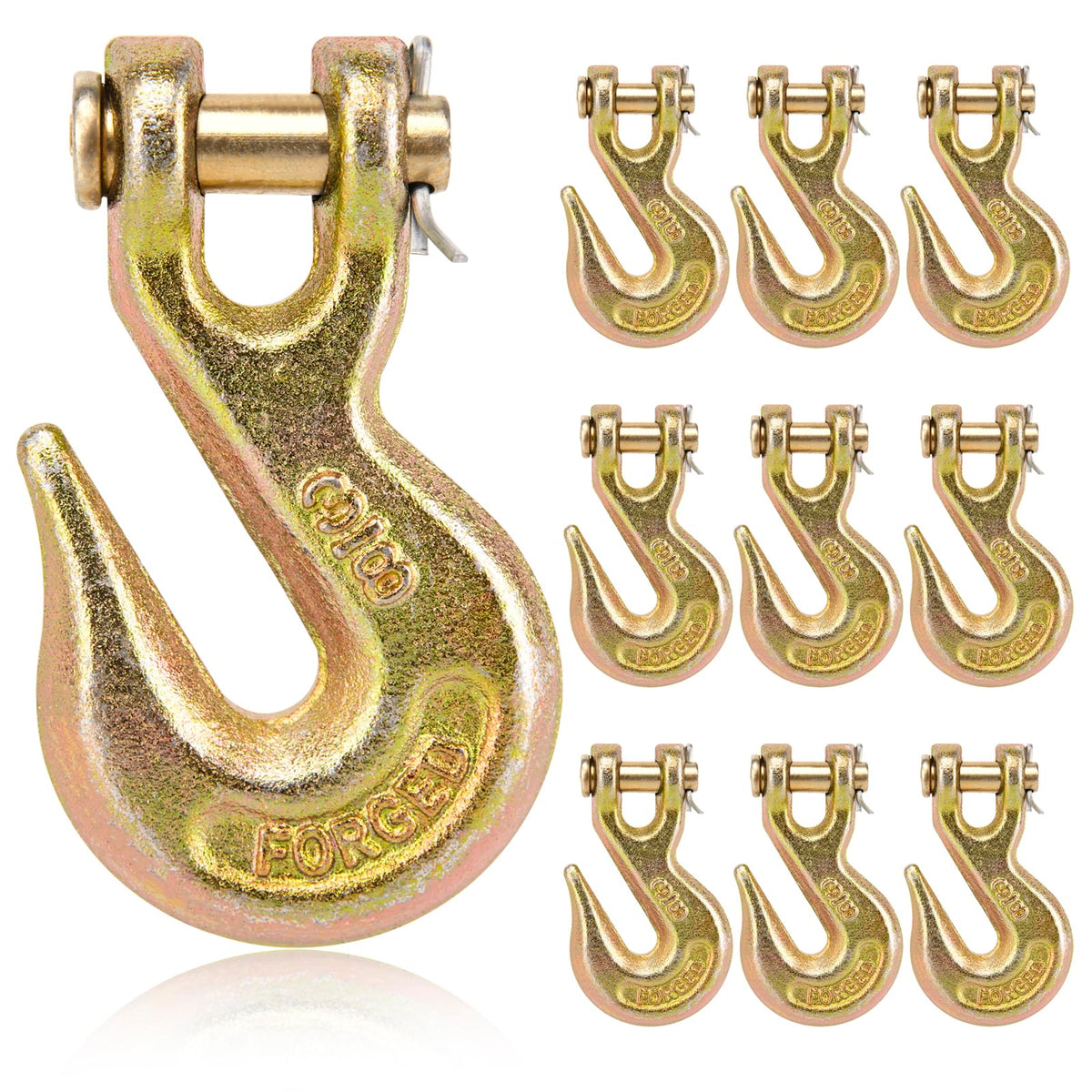 3/8 Chain Hook 10 Pack Grade 70 Grab Hooks I80464