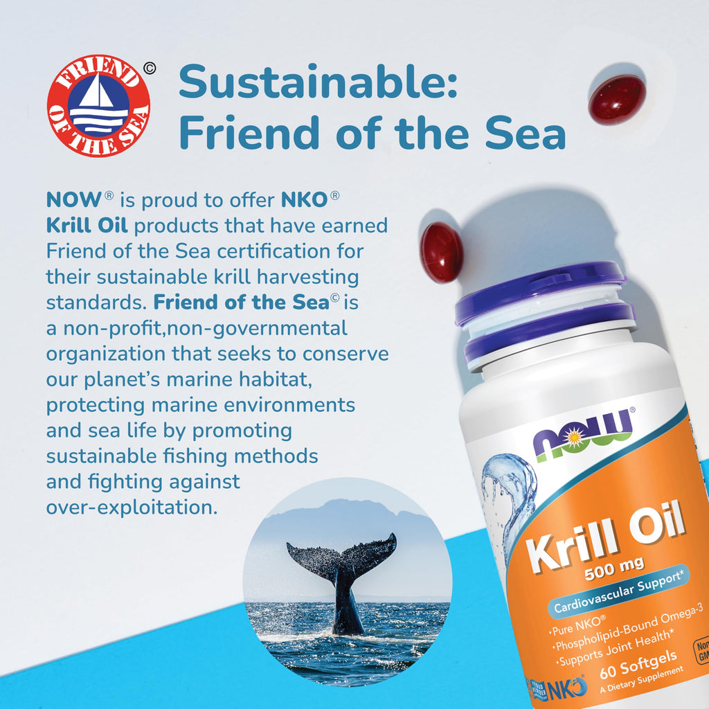 Krill Oil 500 mg Omega-3 120 Softgels I6585