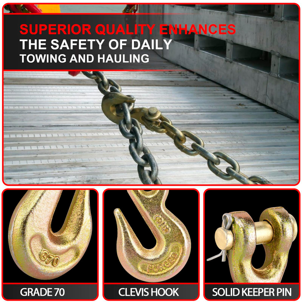 3/8 Chain Hook 10 Pack Grade 70 Grab Hooks I80464