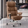 Big and Tall Leather Gaming Chair with Footrest F427221
