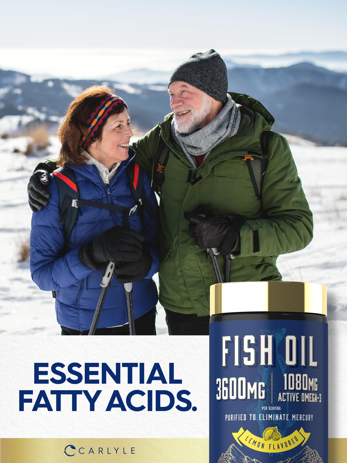 Fish Oil 3600mg 1080mg Omega 3 120 Count Z840797