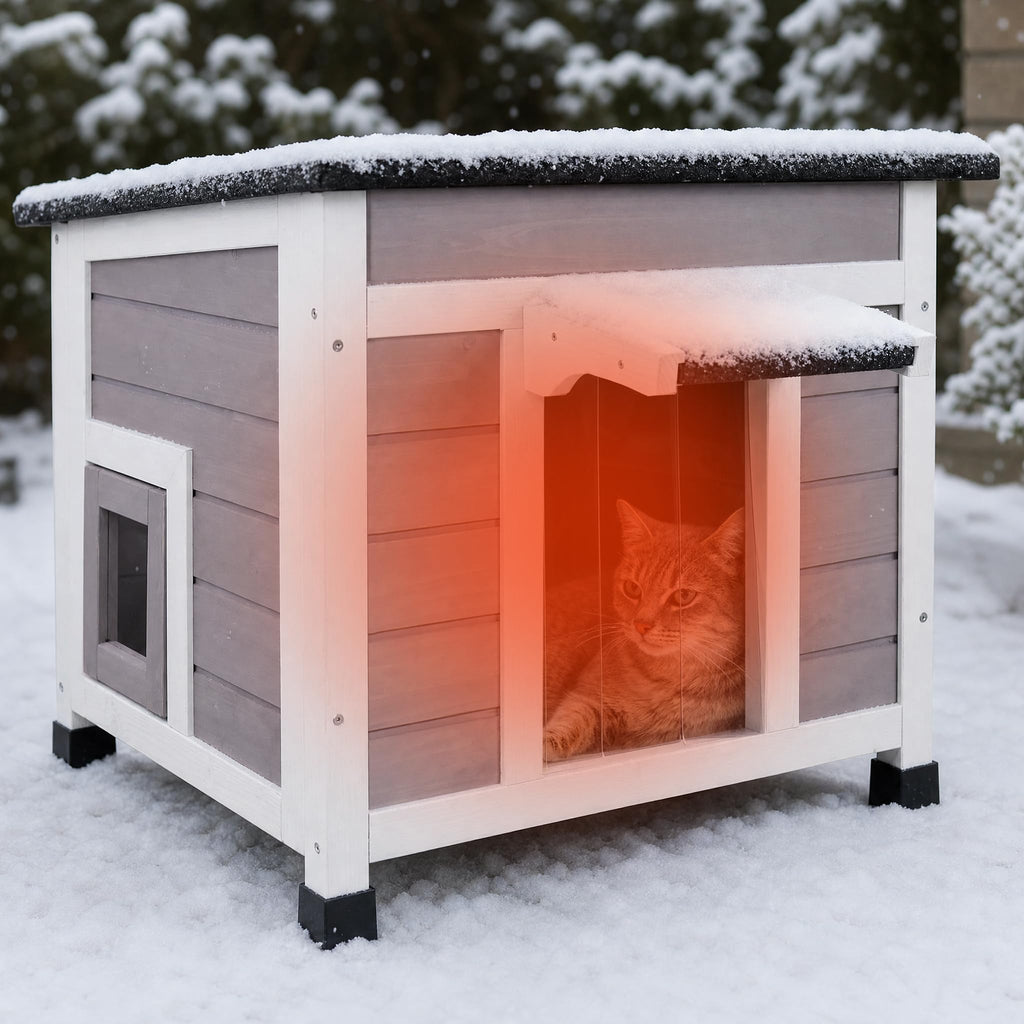 Insulated Outdoor Cat House E24911