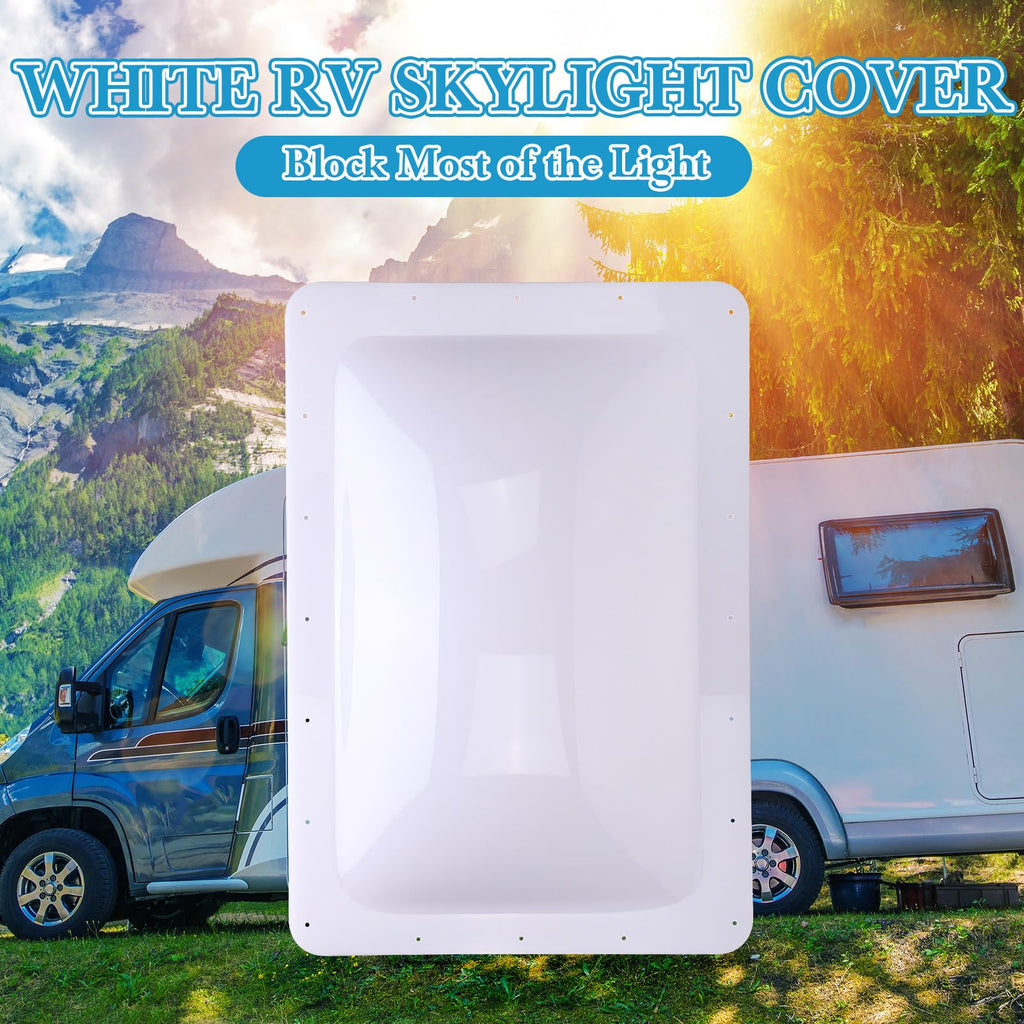 18" x 26" RV Skylight Replacement Milky White J456