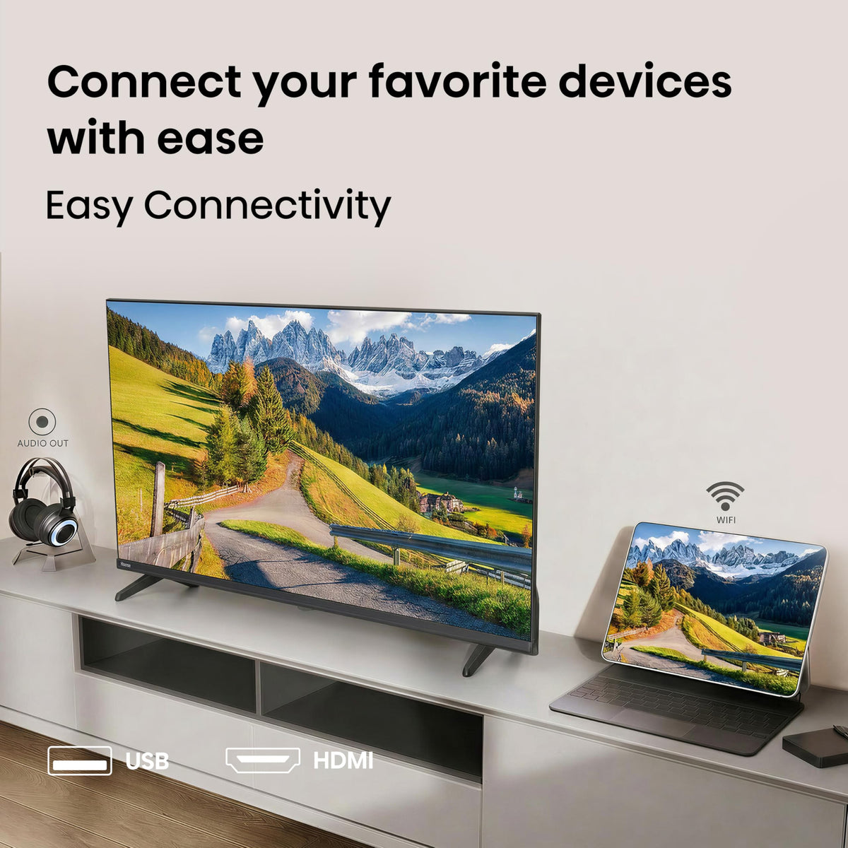 32-Inch HD 1080p Smart TV U54458