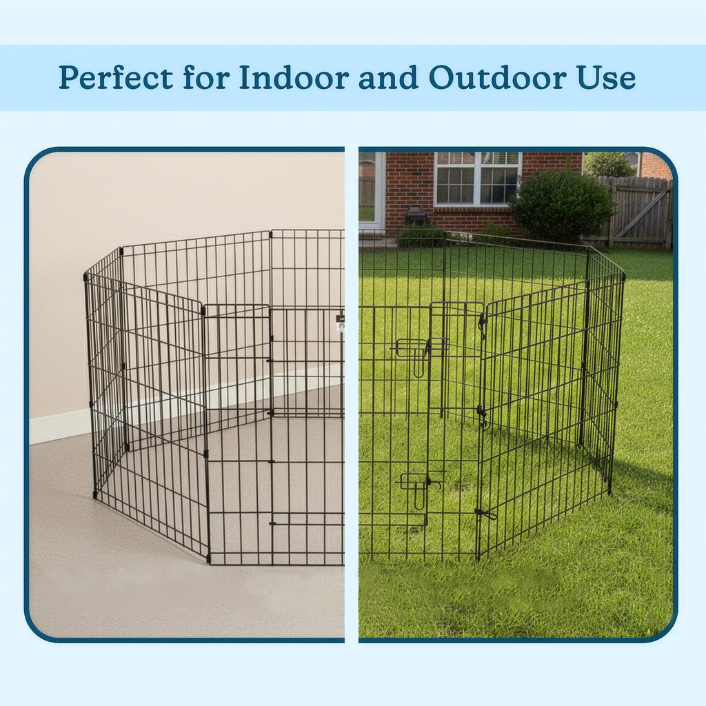 24" Exercise Playpen with Gate C453